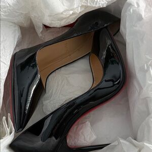 Women Christain Louboutin black stilettos